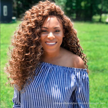 Water Wave Crochet Braids Hair Ombre Deep wave Synthetic Hair Ocean Wave Ombre Braiding Hair Extensions